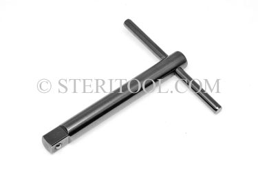 #10589 - 3/8 DR x 4.25"(106mm) Stainless Steel T Bar. 3/8 dr, 3/8dr, 3/8-dr, T  bar, stainless steel